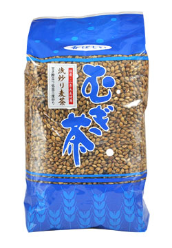 ヤギショーの 浅炒り麦茶・粒麦1kg入